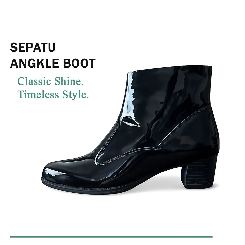 Sepatu ankle boot produksi Pengrajin Cibaduyut